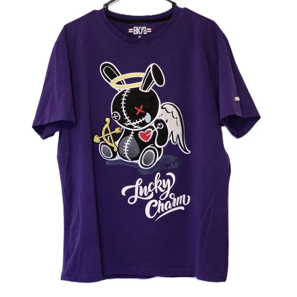 Bkys Other - BKYS XL Purple Lucky Charm Graphic Print Short Sleeve T Shirt Mens